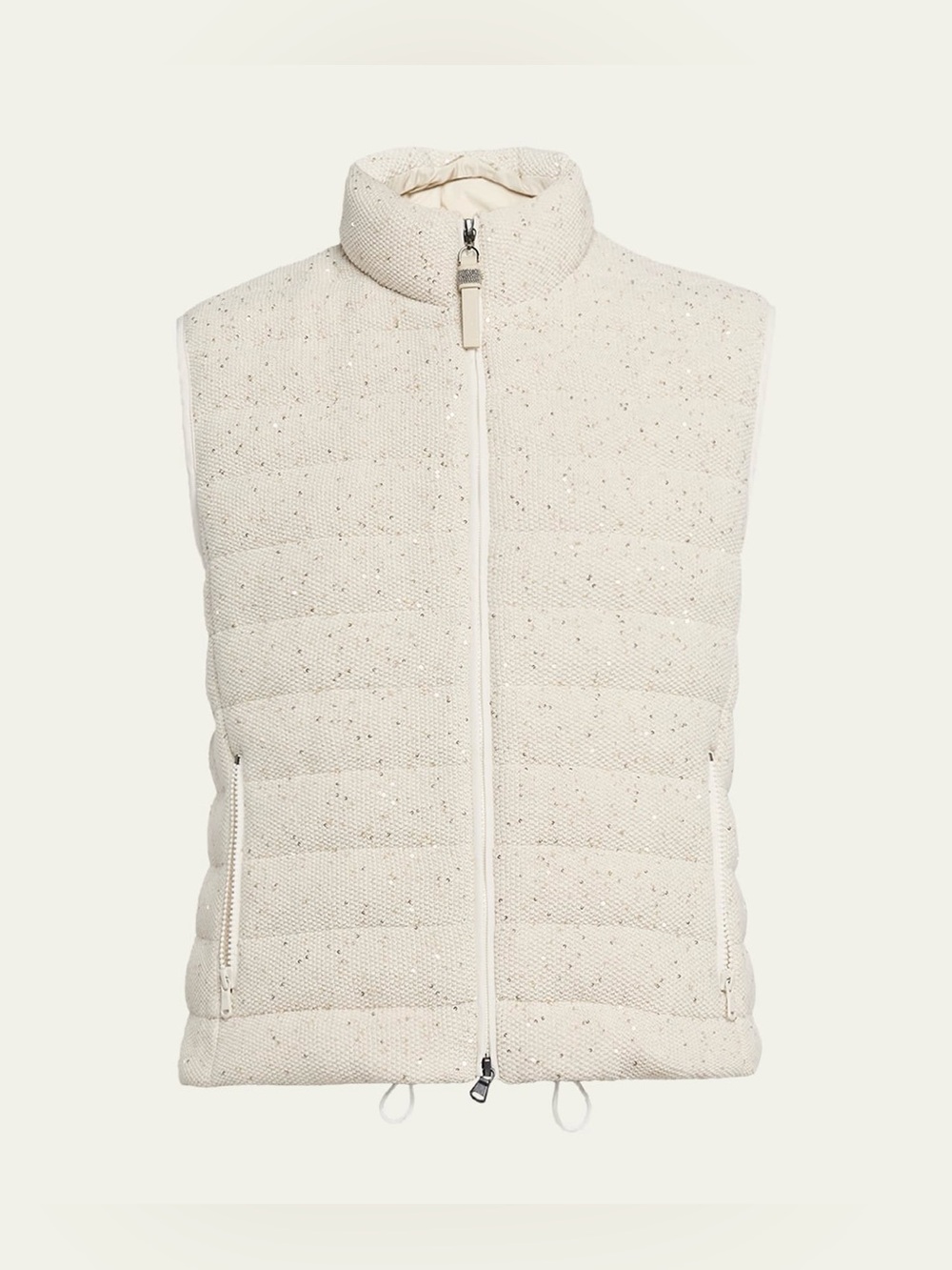 Brunello cucinelli Sparkling cotton puffer vest